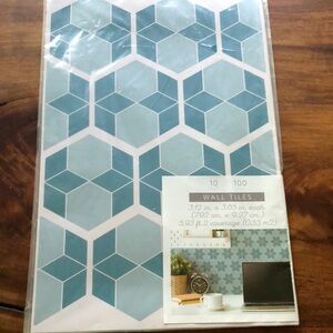 Aqua Hexagon Wall Tiles
